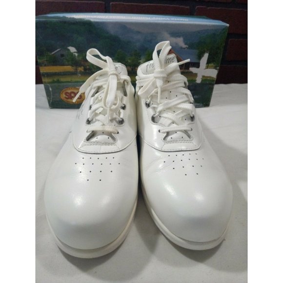 SAS Freetime Free Time White Leather Lace Up 12 N - Picture 5 of 9